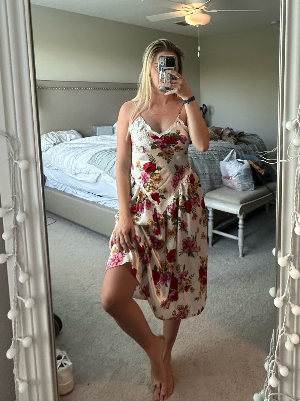 GORGEOUS VINTAGE VICTORIA SECRET SLIP DRESS